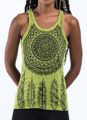 Sure Design Women's Dreamcatcher Tank Top Lime