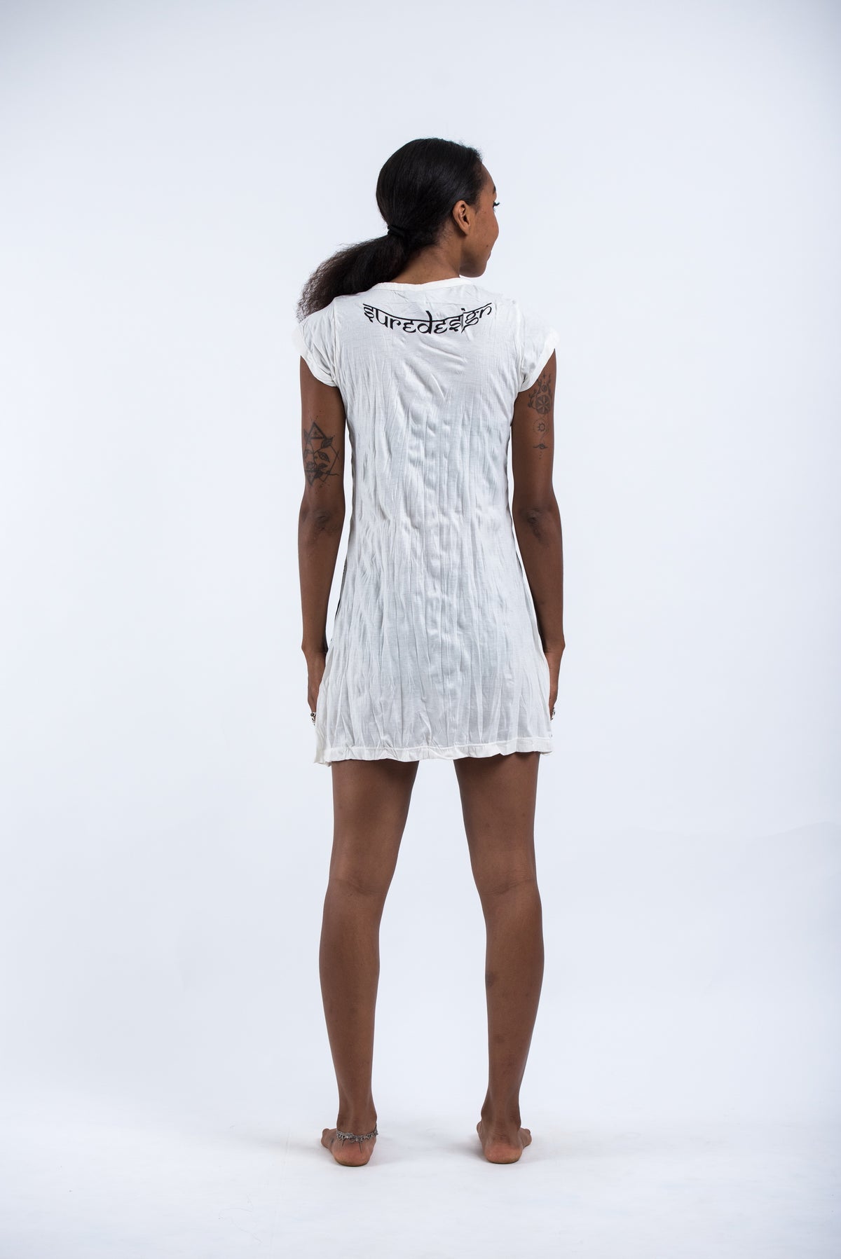 Sure Design Women's Tree of Life Dress White