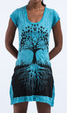 Wholesale Sure Design Women's Tree of Life Dress Turquoise - $10.50