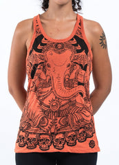 Sure Design Women's Batman Ganesh Tank Top Orange