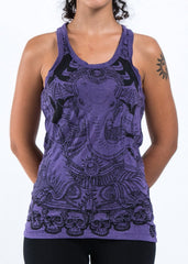 Sure Design Women's Batman Ganesh Tank Top Purple