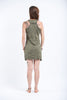 Sure Design Womens Octopus Weed Tank Dress Green