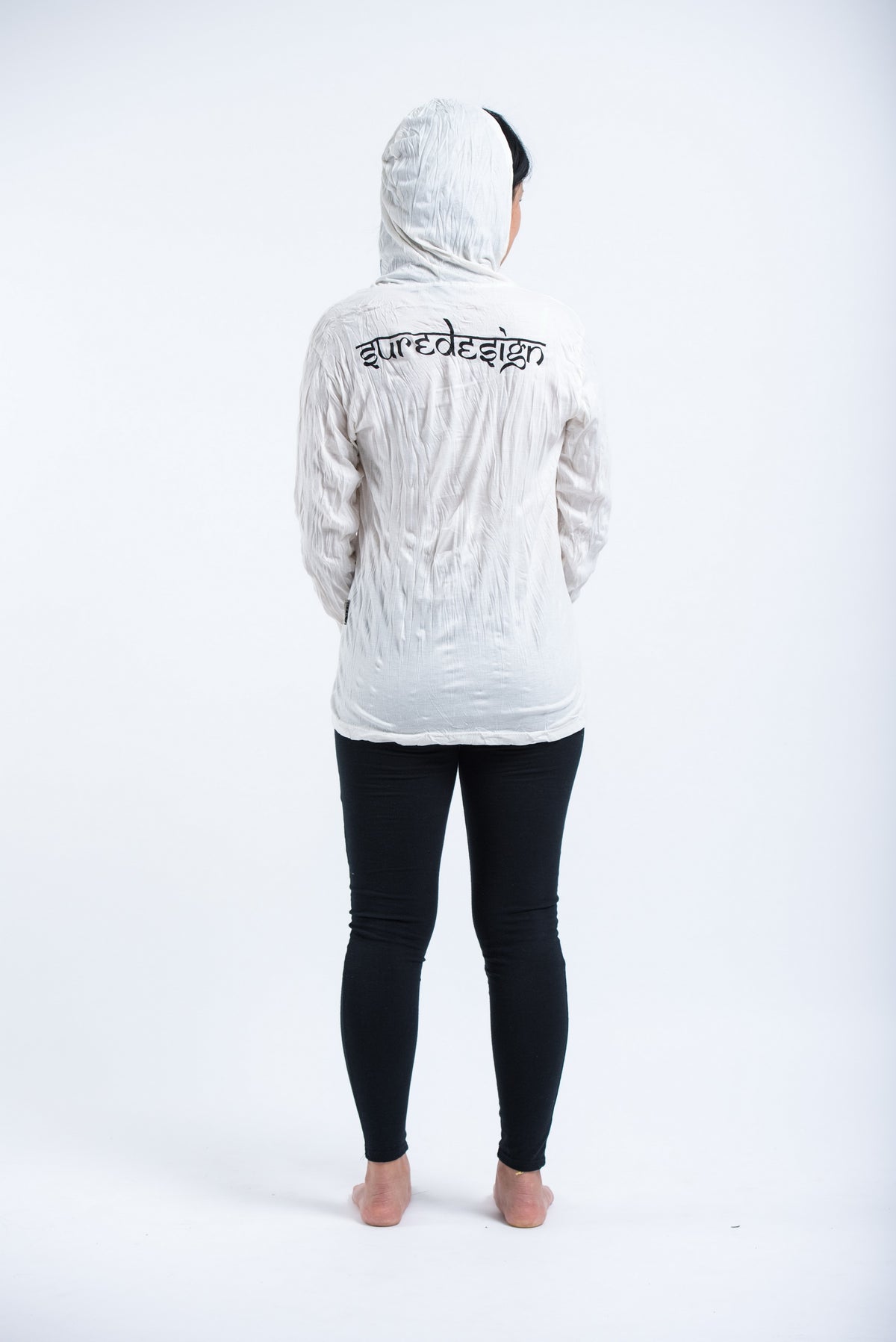 Sure Design Unisex Octopus Mandala Hoodie White