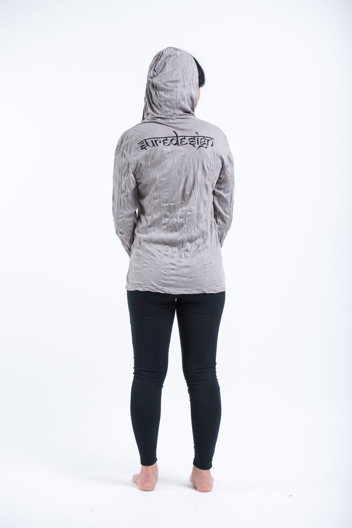 Sure Design Unisex Octopus Mandala Hoodie Gray