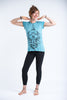 Sure Design Womens Octopus Mandala T-Shirt Turquoise