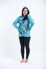 Sure Design Unisex Octopus Weed Hoodie Turquoise