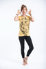 Sure Design Womens Octopus Weed T-Shirt Yellow