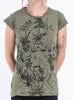 Sure Design Womens Octopus Weed T-Shirt Green
