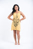 Sure Design Womens Octopus Mandala Tank Dress Yellow