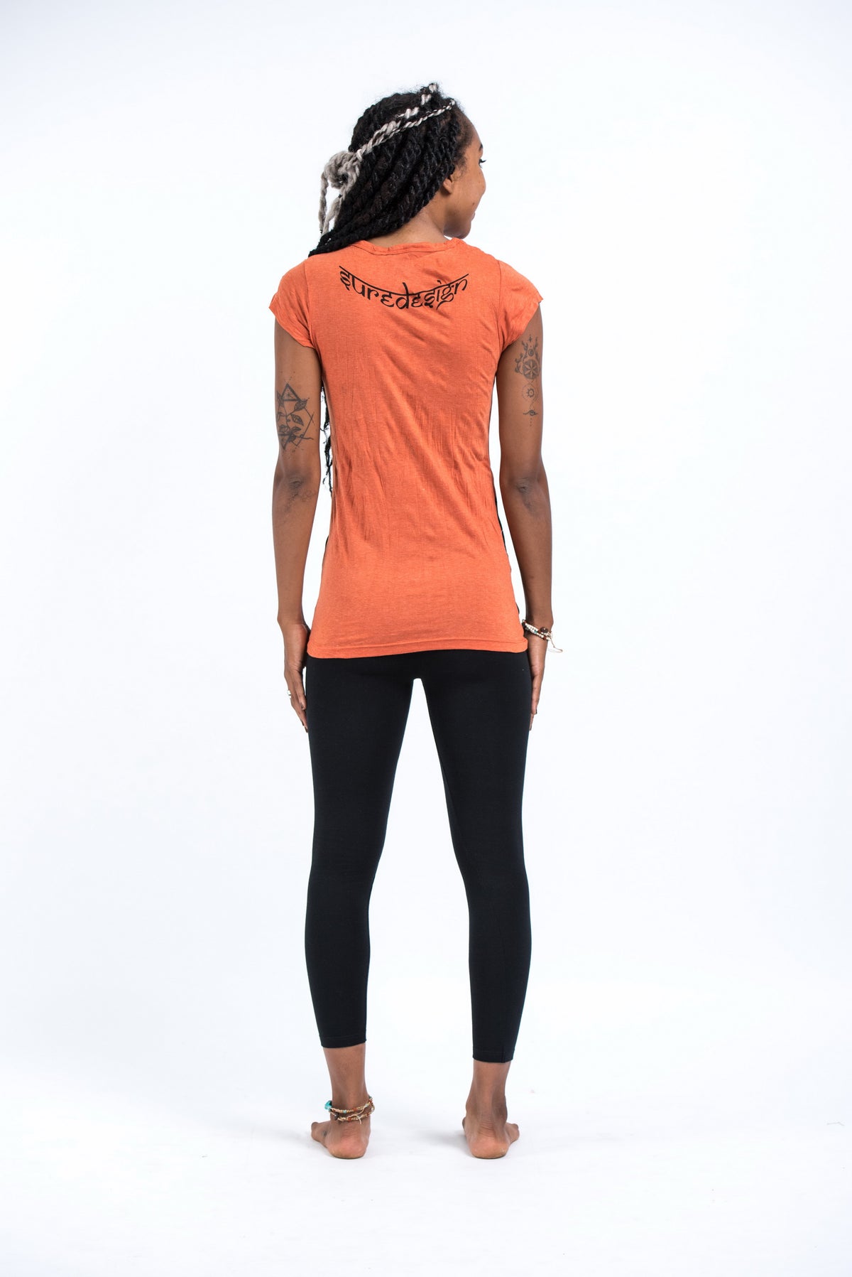 Sure Design Women's Tree of Life T-Shirt Orange