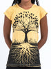 Sure Design Women's Tree of Life T-Shirt Yellow