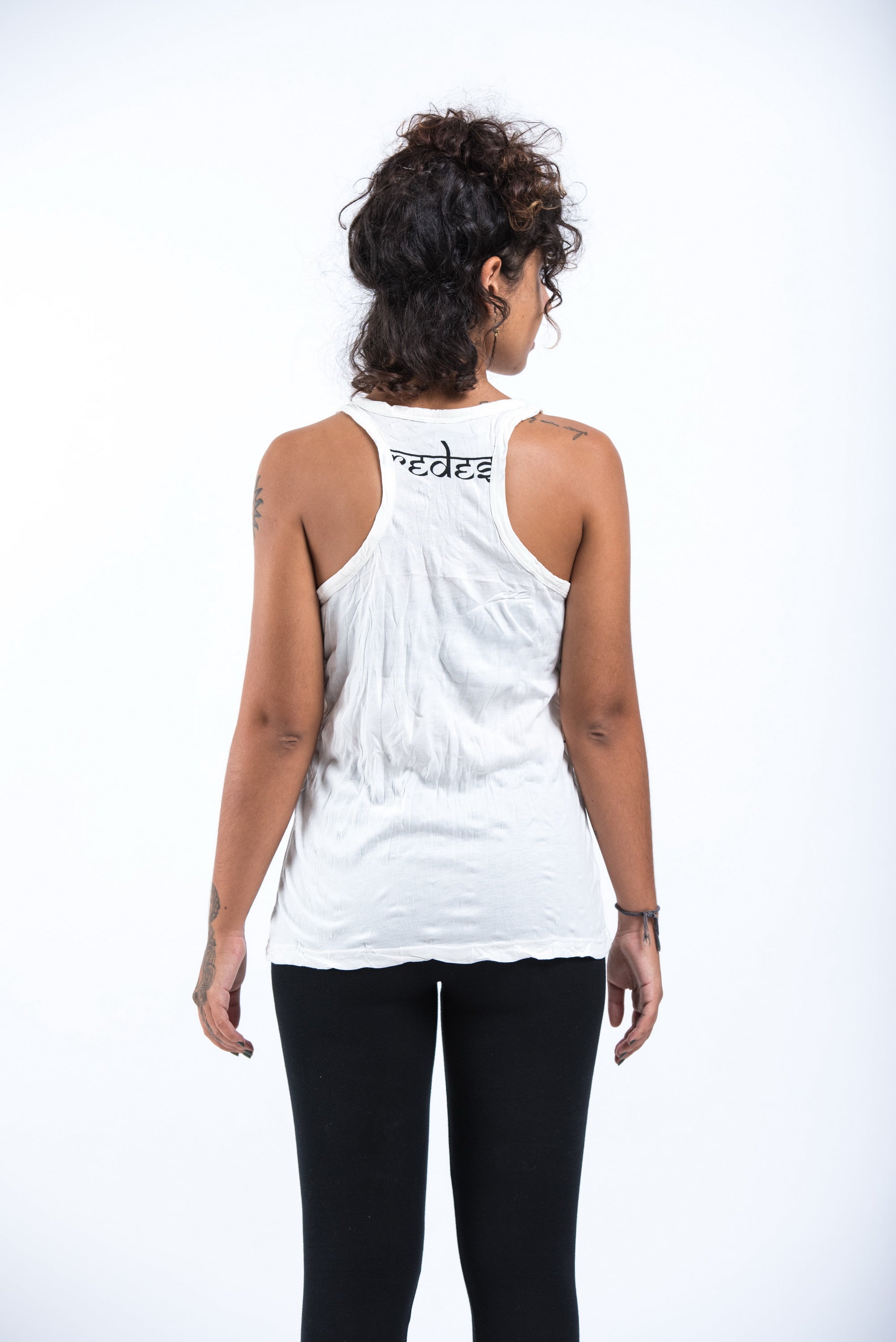 Sure Design Women's Infinitee Ohm Tank Top White