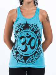 Sure Design Women's Infinitee Ohm Tank Top Turquoise