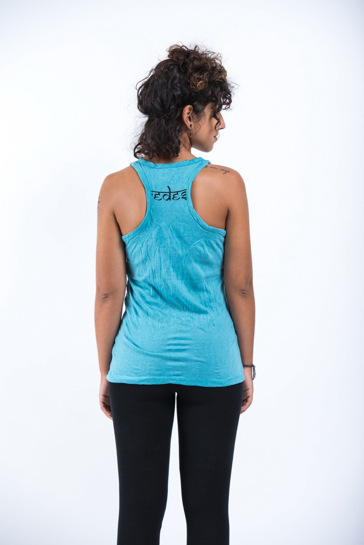 Sure Design Women's Infinitee Ohm Tank Top Turquoise
