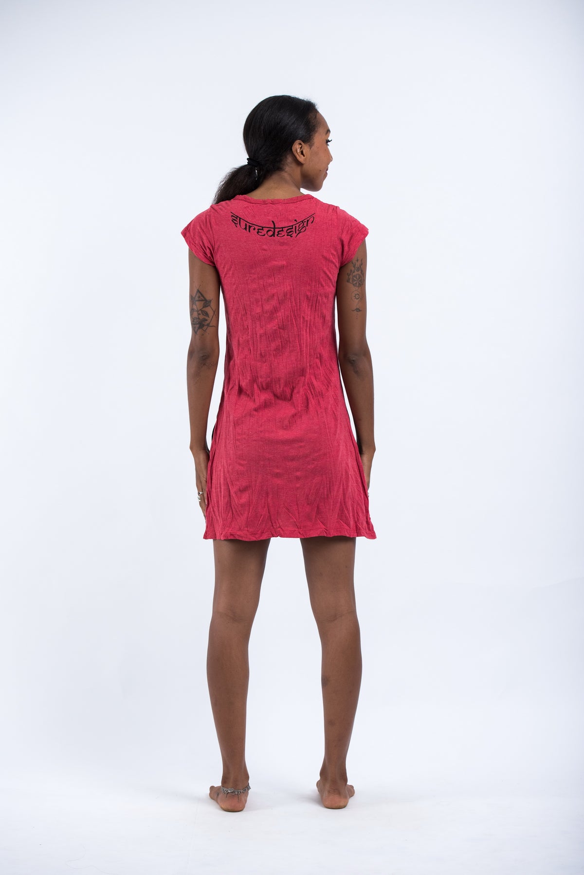 Sure Design Women's Tree of Life Dress Red