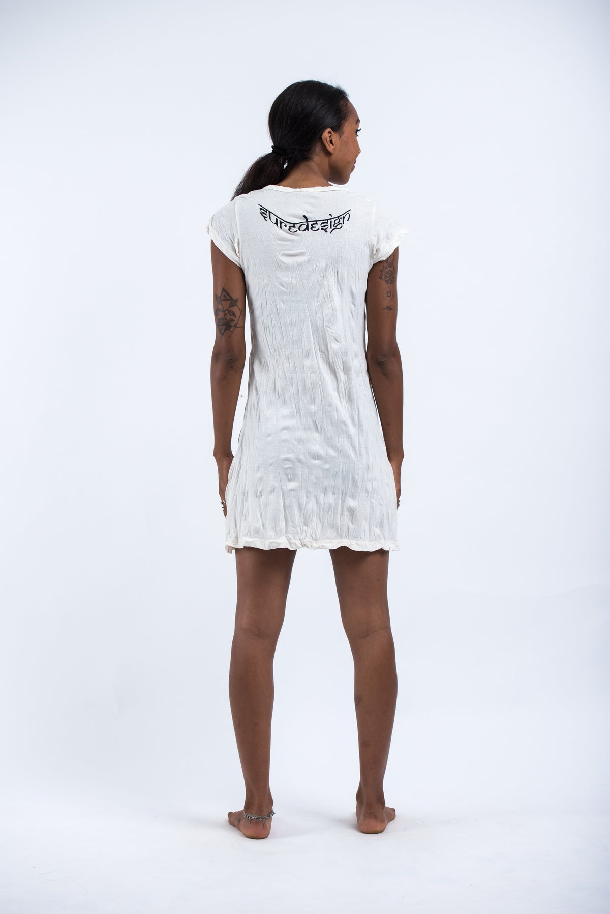 Sure Design Women's Infinitee Ohm Dress White