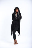 Wholesale Hooded Cardigan in Black - $26.00