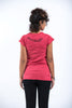 Sure Design Women's Chakra Fractal T-Shirt Red