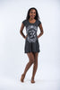 Sure Design Women's Infinitee Ohm Dress Silver on Black