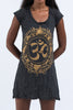 Sure Design Women's Infinitee Ohm Dress Gold on Black