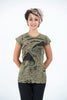 Sure Design Womens Magic Mushroom T-Shirt Green