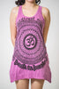Sure Design Women's Flower Ohm Tank Dress Pink
