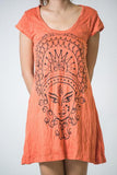 Wholesale Sure Design Women's Durga Kali Dress Orange - $8.35