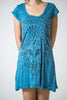Sure Design Women's Durga Kali Dress Denim Blue