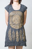 Sure Design Women's Dreamcatcher Dress Gold on Black