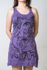 Sure Design Women's Cute Ganesha Tank Dress Purple