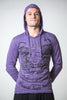 Sure Design Unisex Thai Tattoo Hoodie Purple