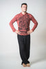 Sure Design Unisex Tattoo Ganesh Hoodie Brick
