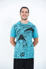 Sure Design Mens Magic Mushroom T-Shirt Turquoise