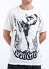 Sure Design Mens Muay Thai Flying Knee T-Shirt White