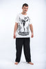 Sure Design Mens Muay Thai Flying Knee T-Shirt White