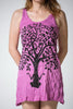 Sure Design Women's Meditation Tree Tank Dress Pink