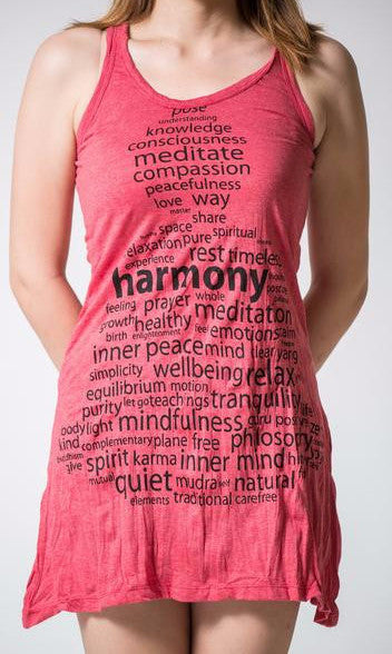 Sure Design Women's Harmony Tank Dress Red