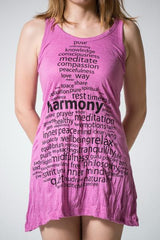 Sure Design Women's Harmony Tank Dress Pink