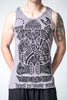 Sure Design Men's Tattoo Ganesh Tank Top Gray