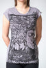 Sure Design Women's Sanskrit Buddha T-Shirt Gray