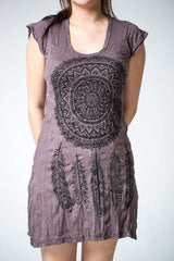 Sure Design Women's Dreamcatcher Dress Brown