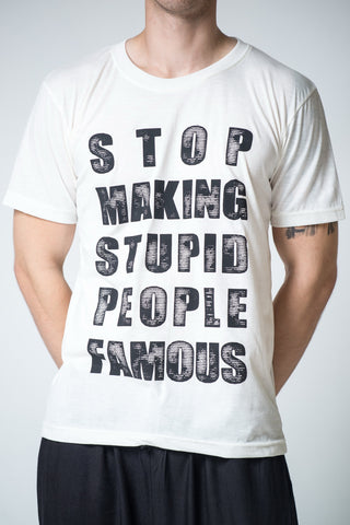 Men's Stop Famous T-Shirt White