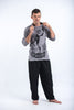 Sure Design Unisex Muay Thai Flying Knee Hoodie Gray