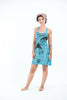 Sure Design Womens Magic Mushroom Tank Dress Turquoise