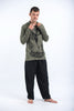 Sure Design Unisex Muay Thai Flying Knee Hoodie Green