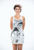 Sure Design Womens Magic Mushroom Tank Dress White