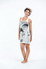 Sure Design Womens Magic Mushroom Tank Dress White