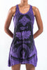 Sure Design Women's Lotus Hands Tank Dress Purple