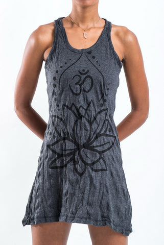 Sure Design Women's Lotus Ohm Tank Dress Black