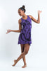 Sure Design Women's Abstrack Ganesha Tank Dress Purple